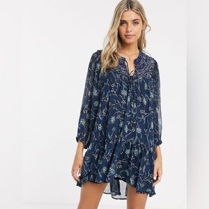 Free People Keeping Up With Cara smock dress